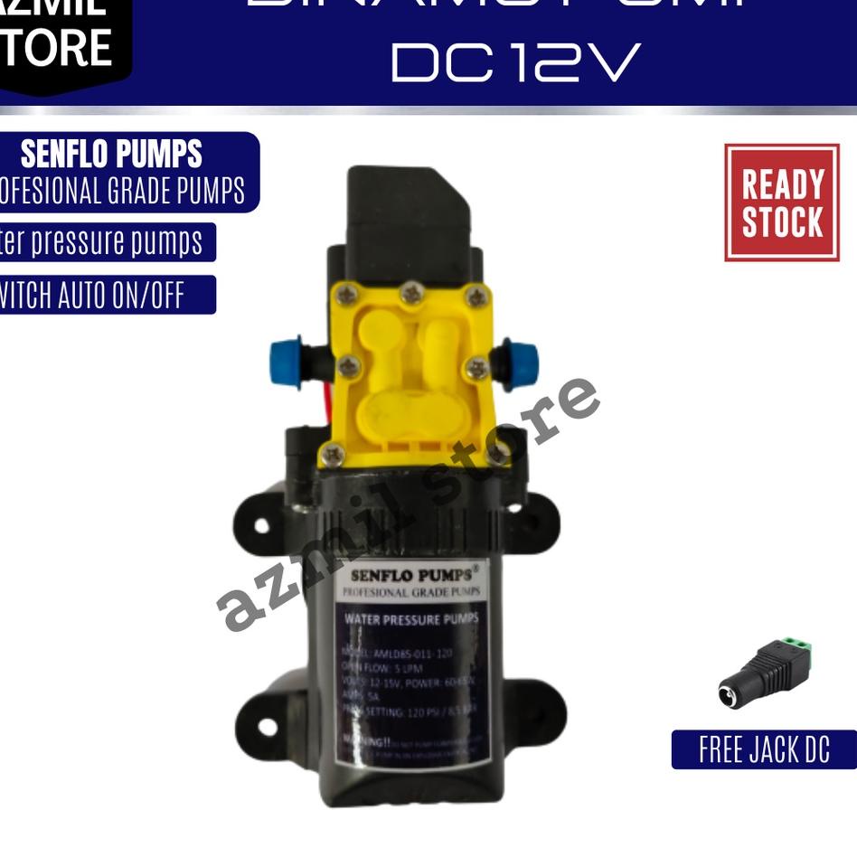 Harga Hemat Pompa air dinamo DC 12v 120 psi senflo pumps