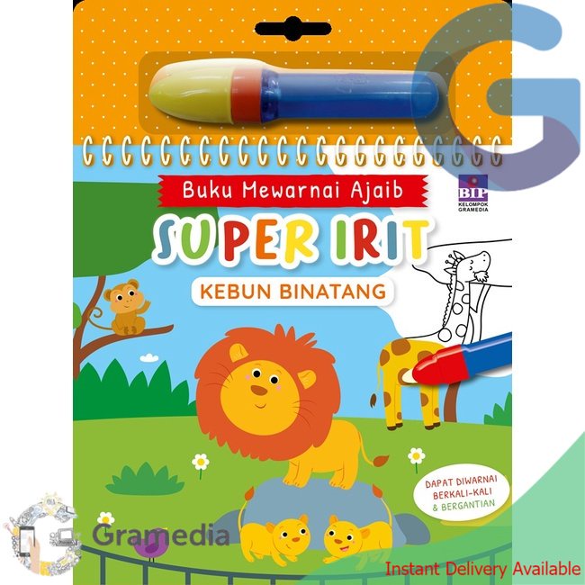 Jual Gramedia Pakuwon - Buku Mewarnai Ajaib Super Irit: Kebun Binatang ...