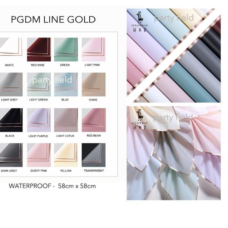 

Best 1PAK/20PCS PGDM kertas buket bunga / flower wrapping paper !!