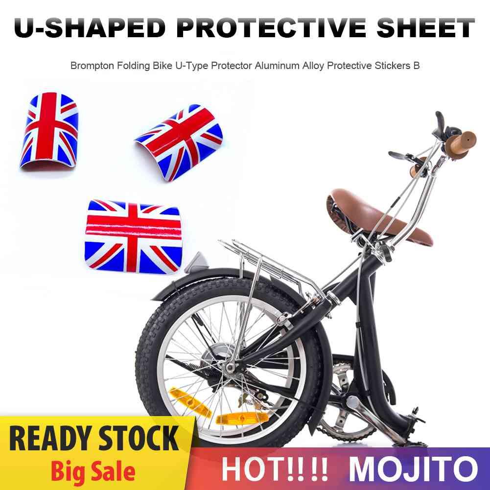 Stiker Pelindung Frame Sepeda Lipat Brompton Bahan Aluminum Alloy