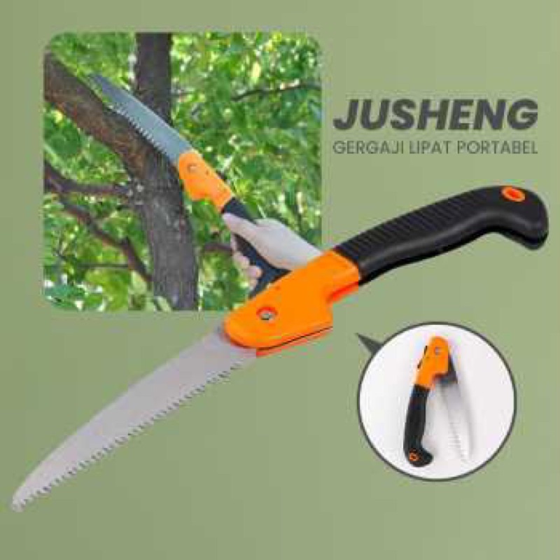 Gergaji Lipat Portable Kayu Pohon SK5 Super Tajam Multifungsi Portabel Folding Wood Hand Saw