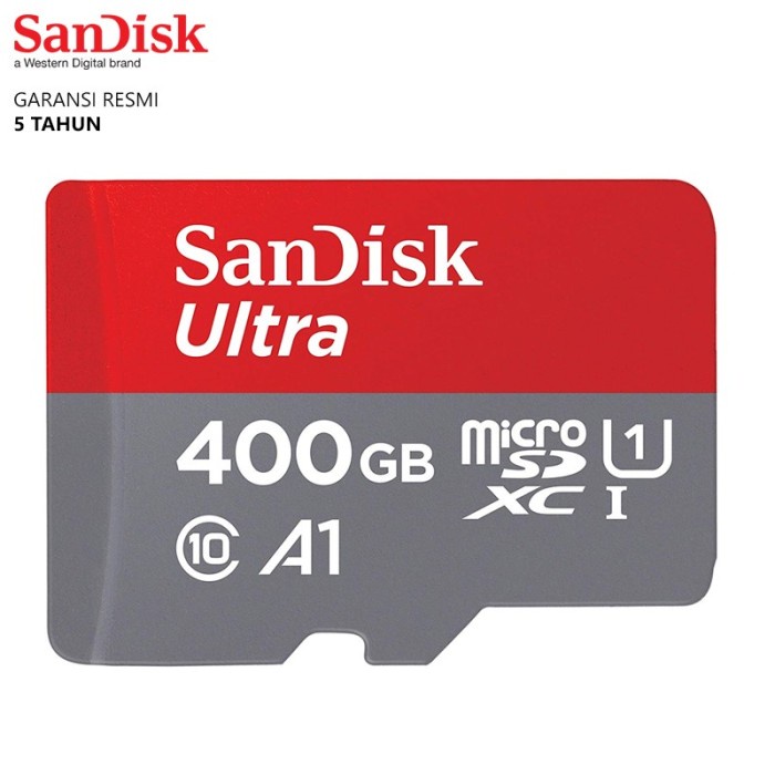 SANDISK MICROSD ULTRA 400GB 120MB/S - MICRO SD 400 GB 120MBPS ORIGINAL