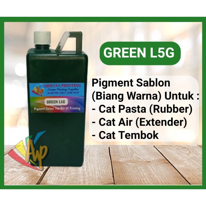 

Kusus Hari Ini Biang Warna Sablon Hijau Pigment Green L5G 1Kg Trendi