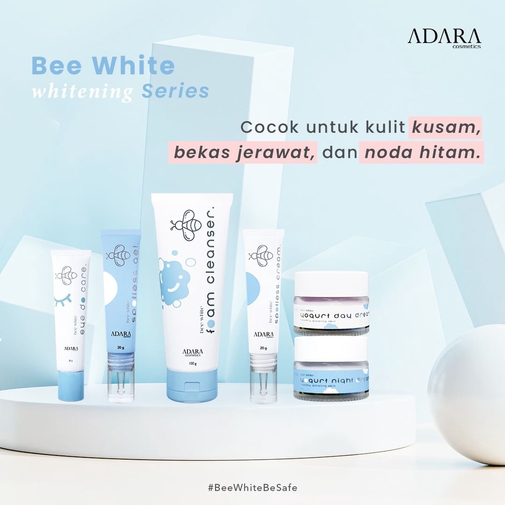 ★ BB ★  ADARA Bee White SERIES | Foam Cleanser - Eye Do Care - Day Cream - Night Cream - Spotless Gel - Spotless Cream