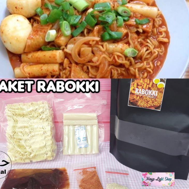 

Produk Terbatas--Paket Rabboki isi kue beras ramen halal murah tteokbokki toppoki topoki