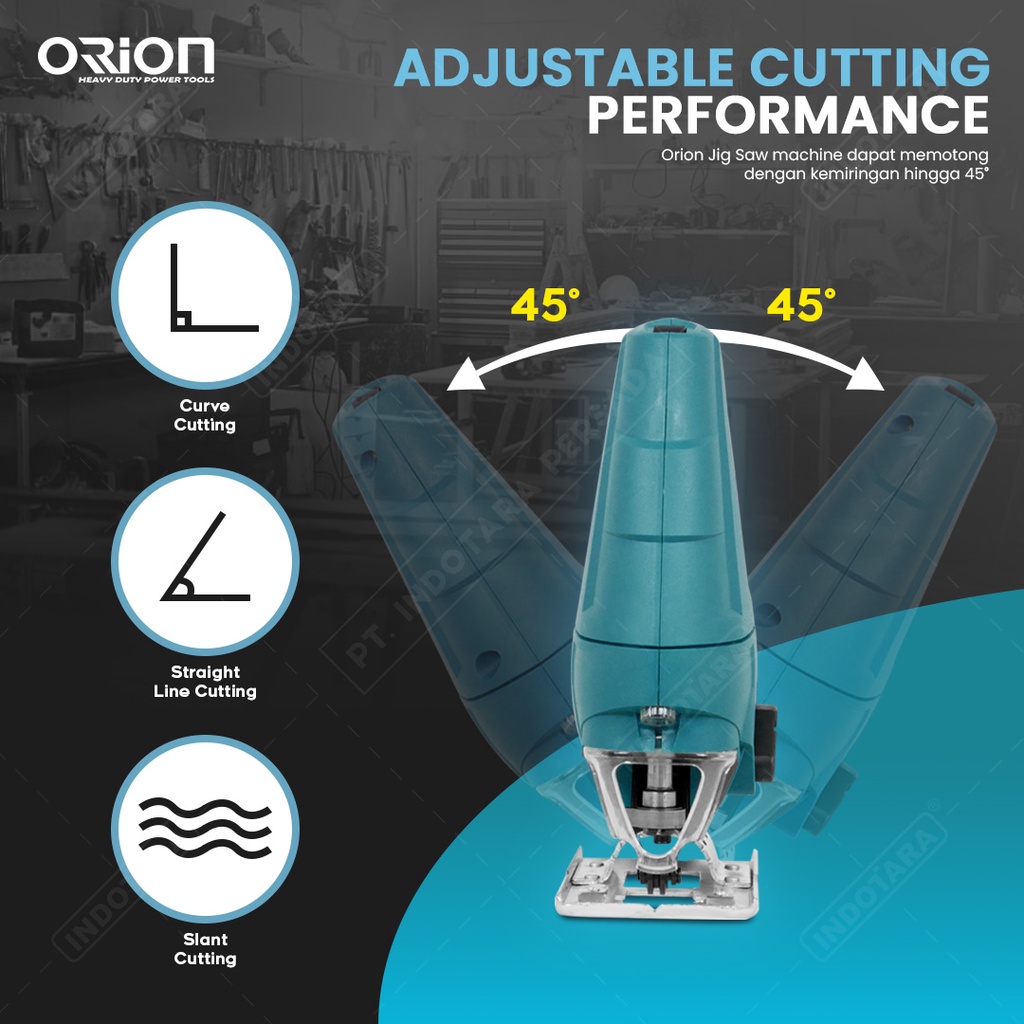 Mesin Gergaji kayu / Jig Saw Machine Orion JS55A(Fixed Speed)