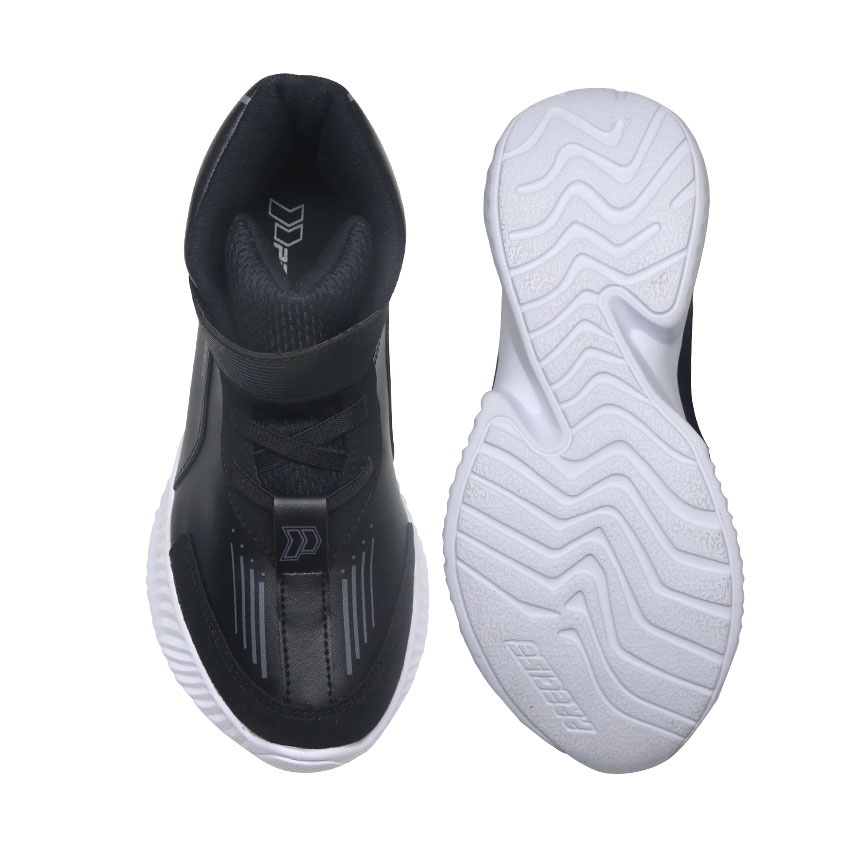 Precise Ciro JT Sepatu Sekolah Sneakers Anak Hitam - Black/White