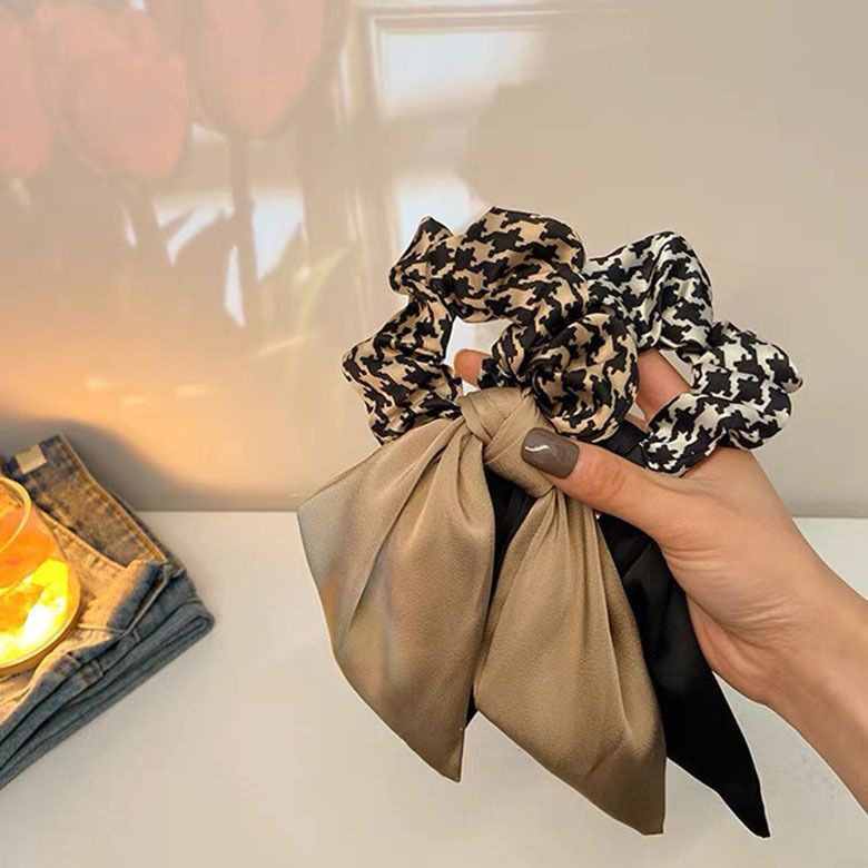 A15 Ikat rambut wanita zebra pita import