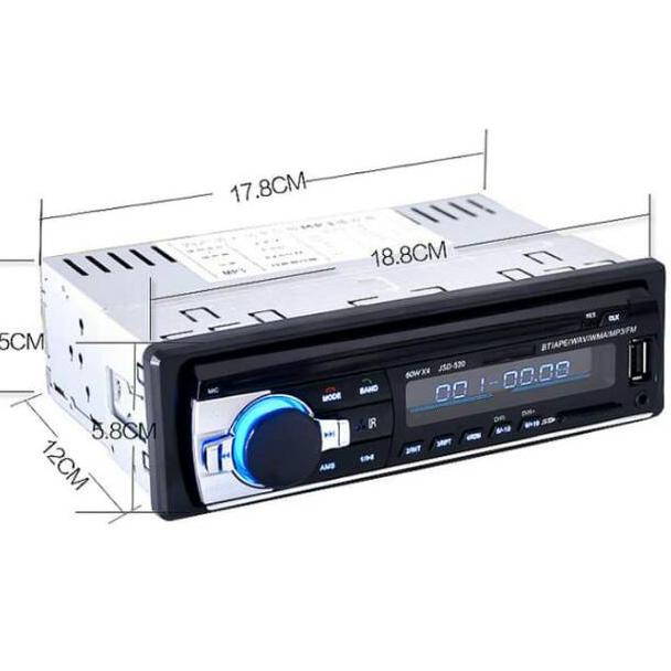 Tape Mobil Audio Mobil Multifungsi Bluetooth USB MP3 FM Radio JSD-520 ◦ DTH.22Oc22e