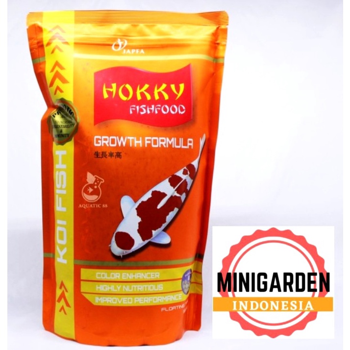 HOKKY KOI GROWTH FORMULA 1 KG PAKAN PELLET PELET MAKANAN IKAN HIAS L