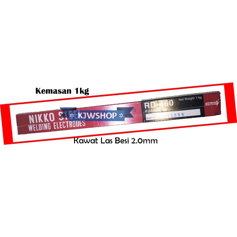 Kawat Las Besi 2mm RD460 PACK 1KG Kawat Las Nikko Steel RD460 2mm PACK Kawat Las 2mm PAK 1kg RD 460 