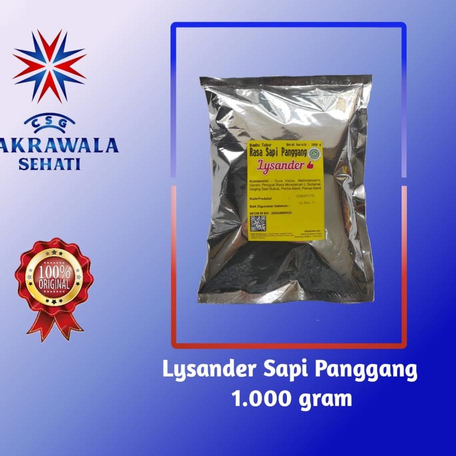

Bumbu Penyedap / Bumbu Tabur Lysander Tipe C 1kg