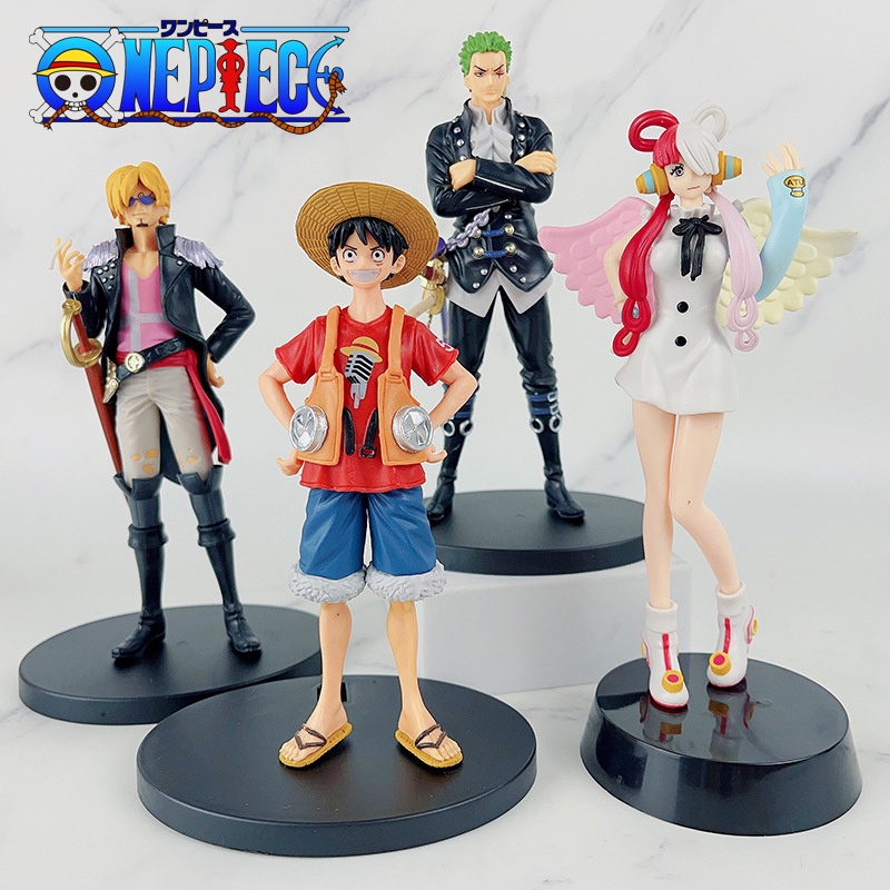 Mainan Action Figure Model Anime ONE PIECE DXF Uta Shanks Zoro Sanji Theater Edition Manga