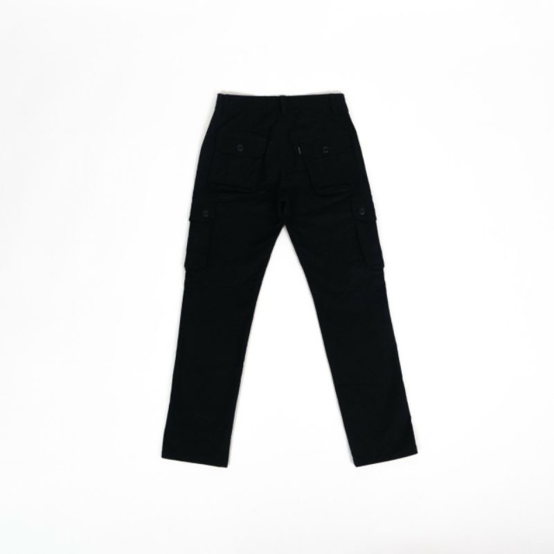 MARKICABS [Cenneth - Black] Long Cargo Pants