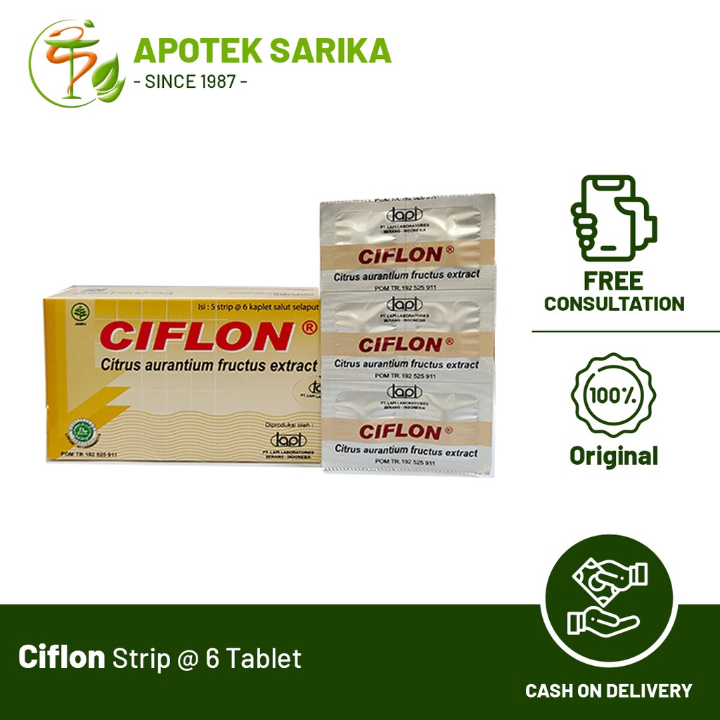Ciflon Strip Isi 6 Tablet / Obat Wasir