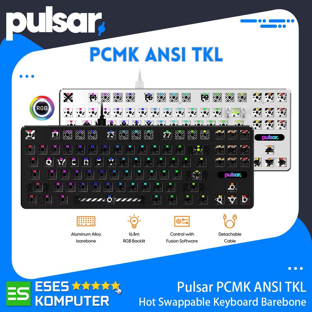 Pulsar PCMK TKL ANSI Barebone Mechanical Gaming Keyboard