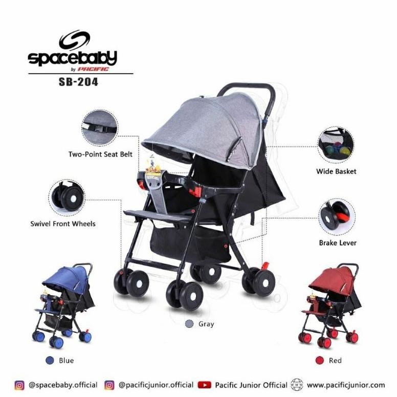 Spacebaby SB-204 Stroller - Kereta Dorong Anak