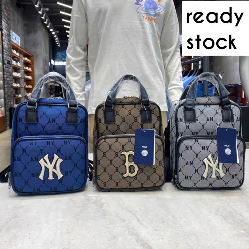 MLB MONOGRAM DIAMOND JACQUARD MINI BACKPACK