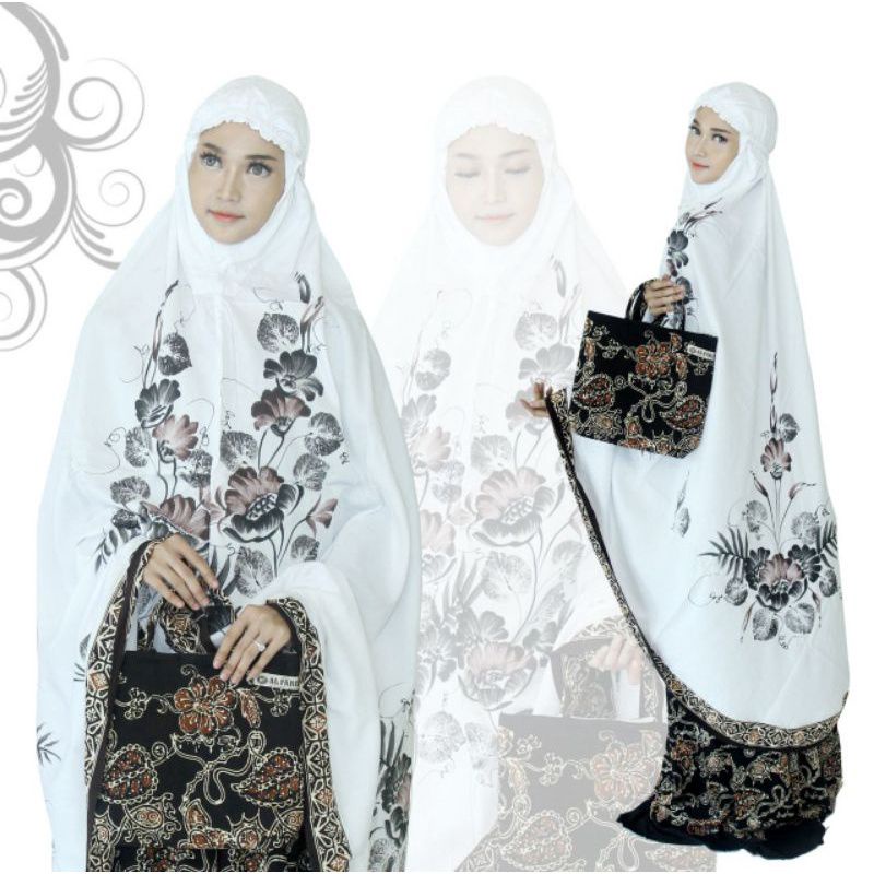 BATIK HAFIZH - MUKENA BATIK CAP PEKALONGAN BAHAN RAYON/SOGAN