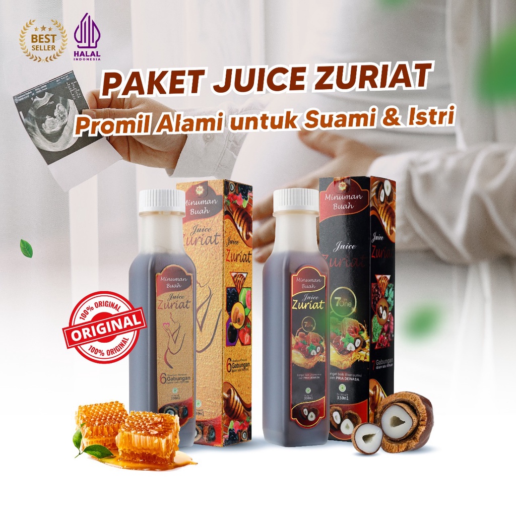 PAKET PROMIL Juice Zuriat Promil Madu Penyubur Kandungan Suami Istri