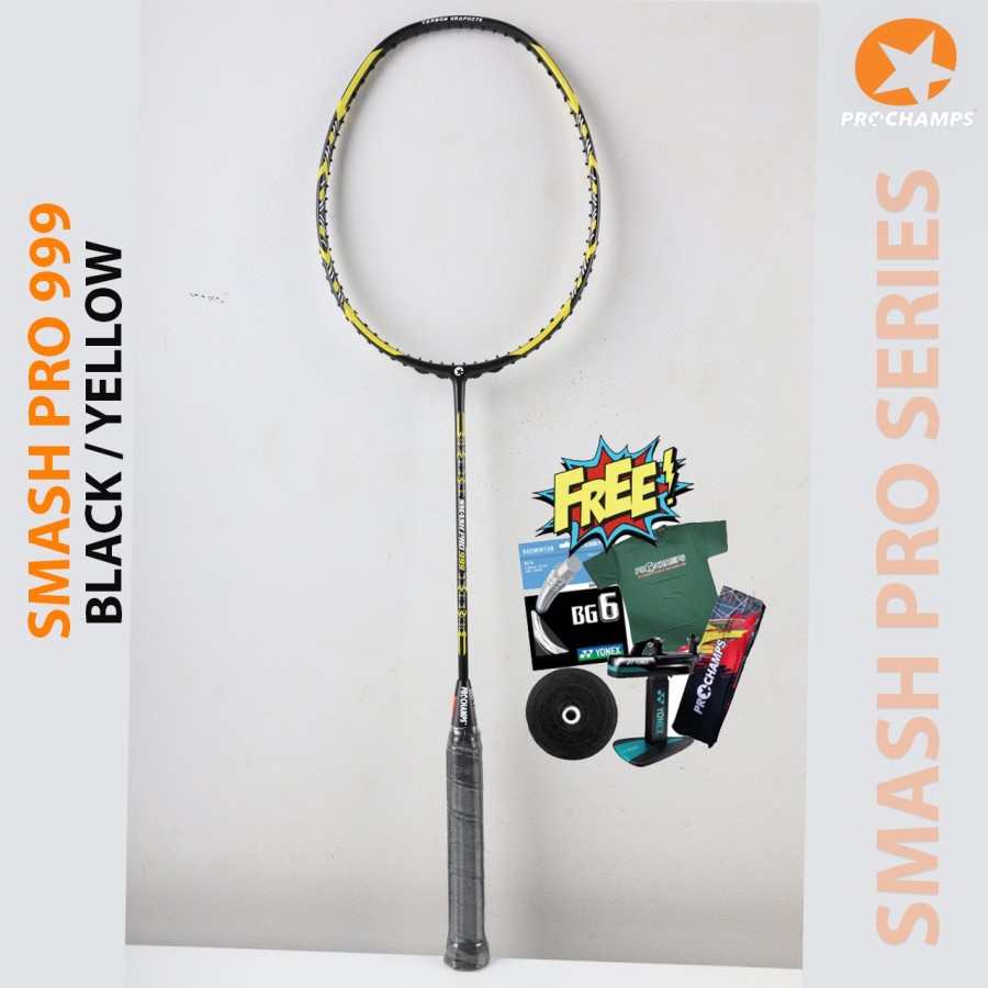 PROCHAMPS SMASH PRO 999 RAKET BADMINTON ORIGINAL