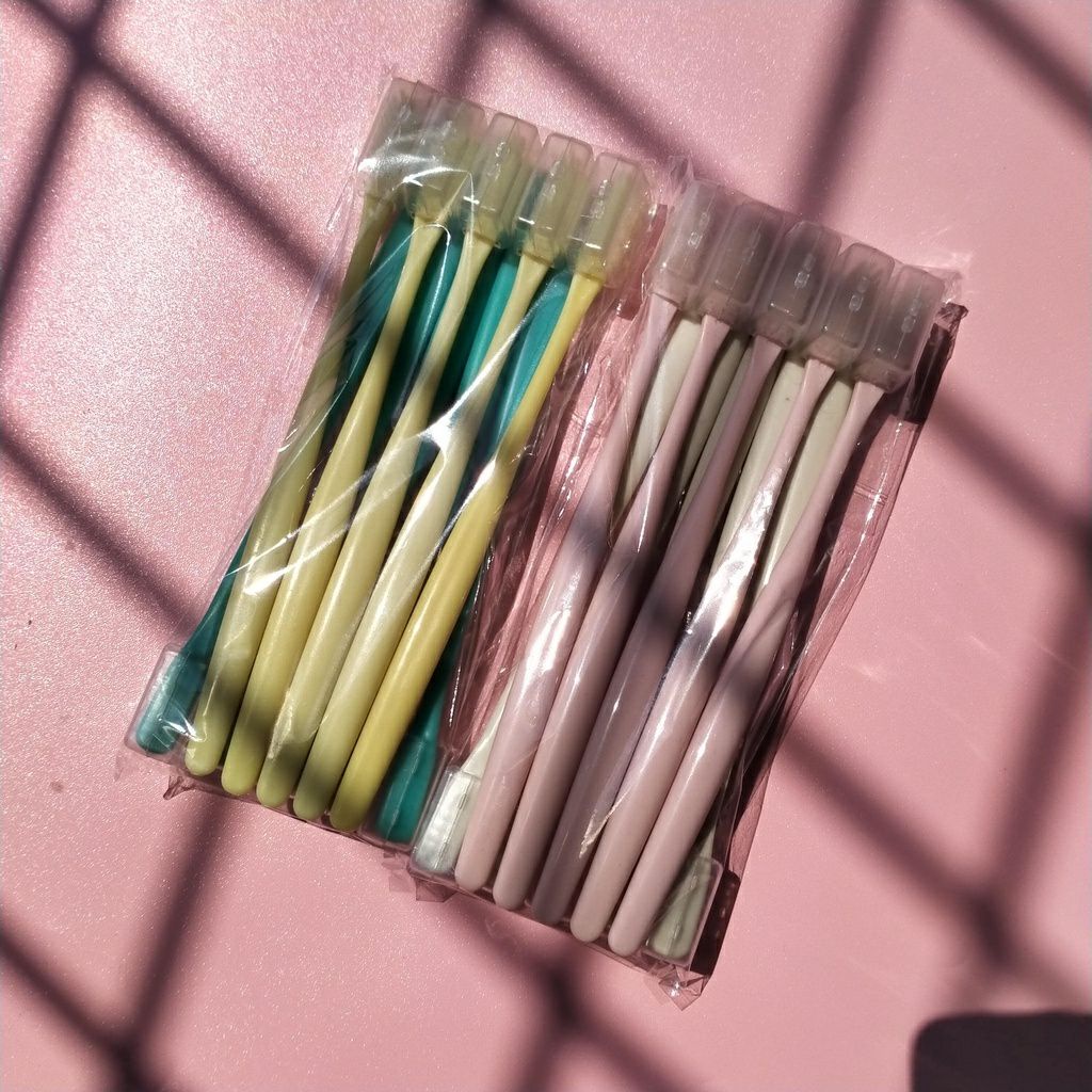 TGM - Sikat Gigi Dewasa 1 SET ISI 10 PCS Sikat gigi H28 Bahan Lembut Toothbrush Double Care Sensitive