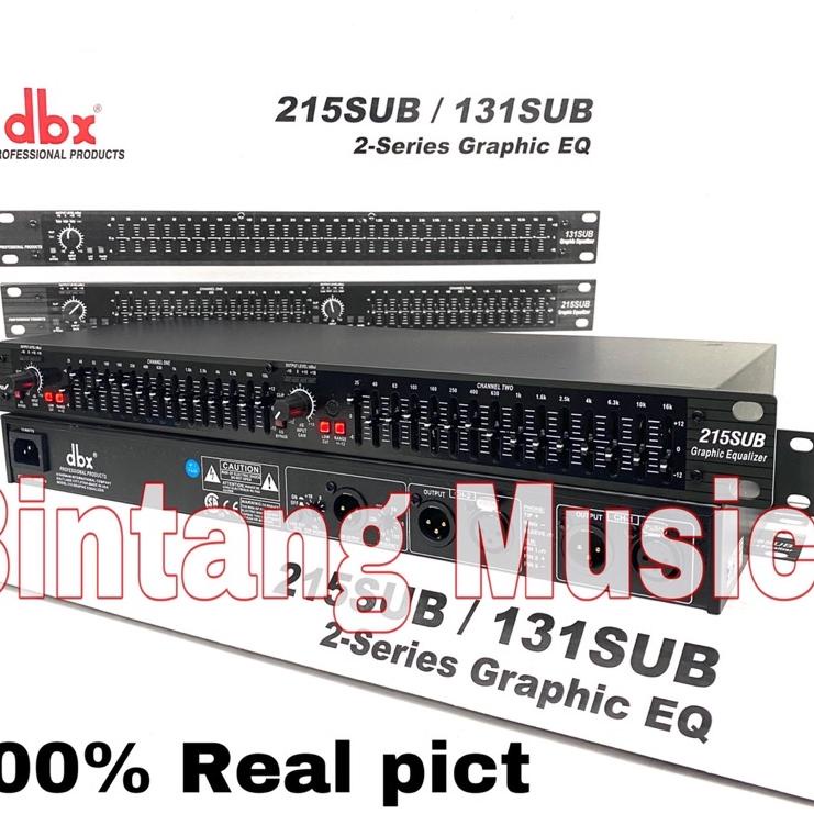 Murah Meriah Equaliser DBX 215SUB equaliser Dbx 215 + subwoofer dbx 215 sub