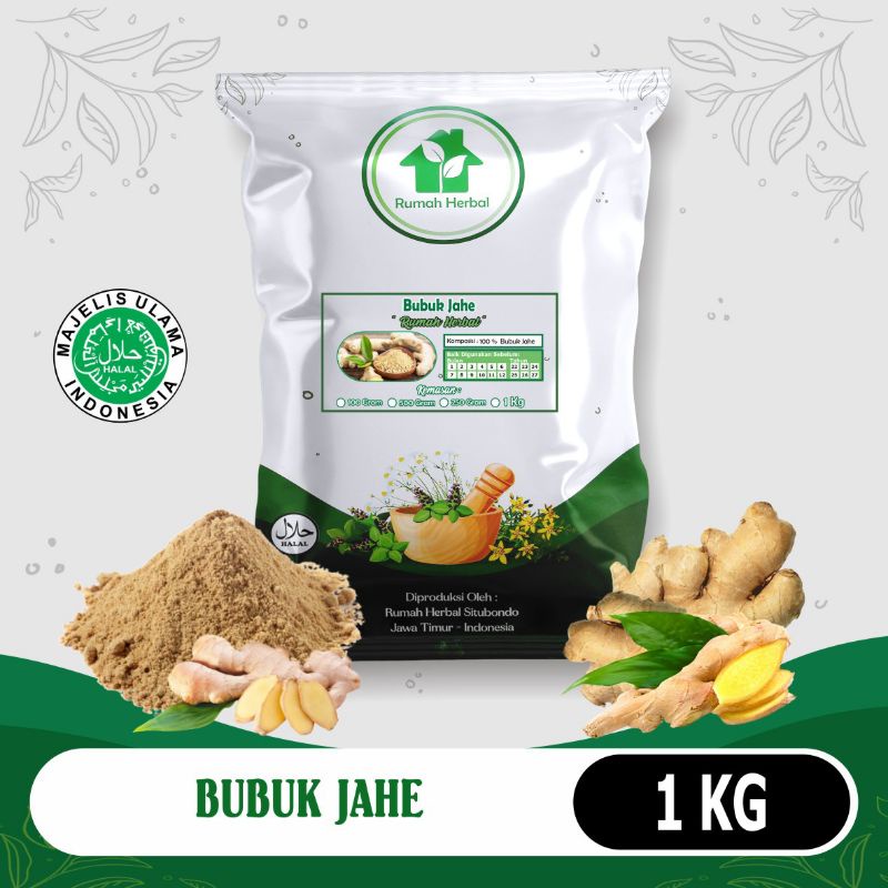 

Bubuk jahe murni kemasan 1kg