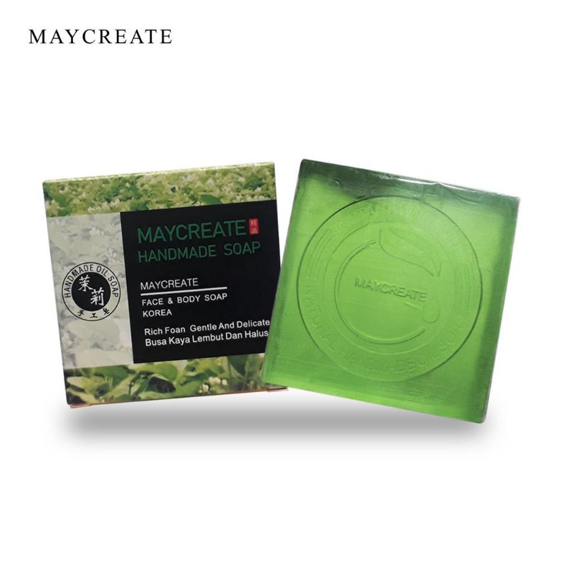 Beauty Jaya - (BPOM) MAYCREATE HANDMADE SOAP FACE DAN BODY SOAP KOREA SABUN MAYCREATE ORIGINAL 100% PEMUTIH BADAN