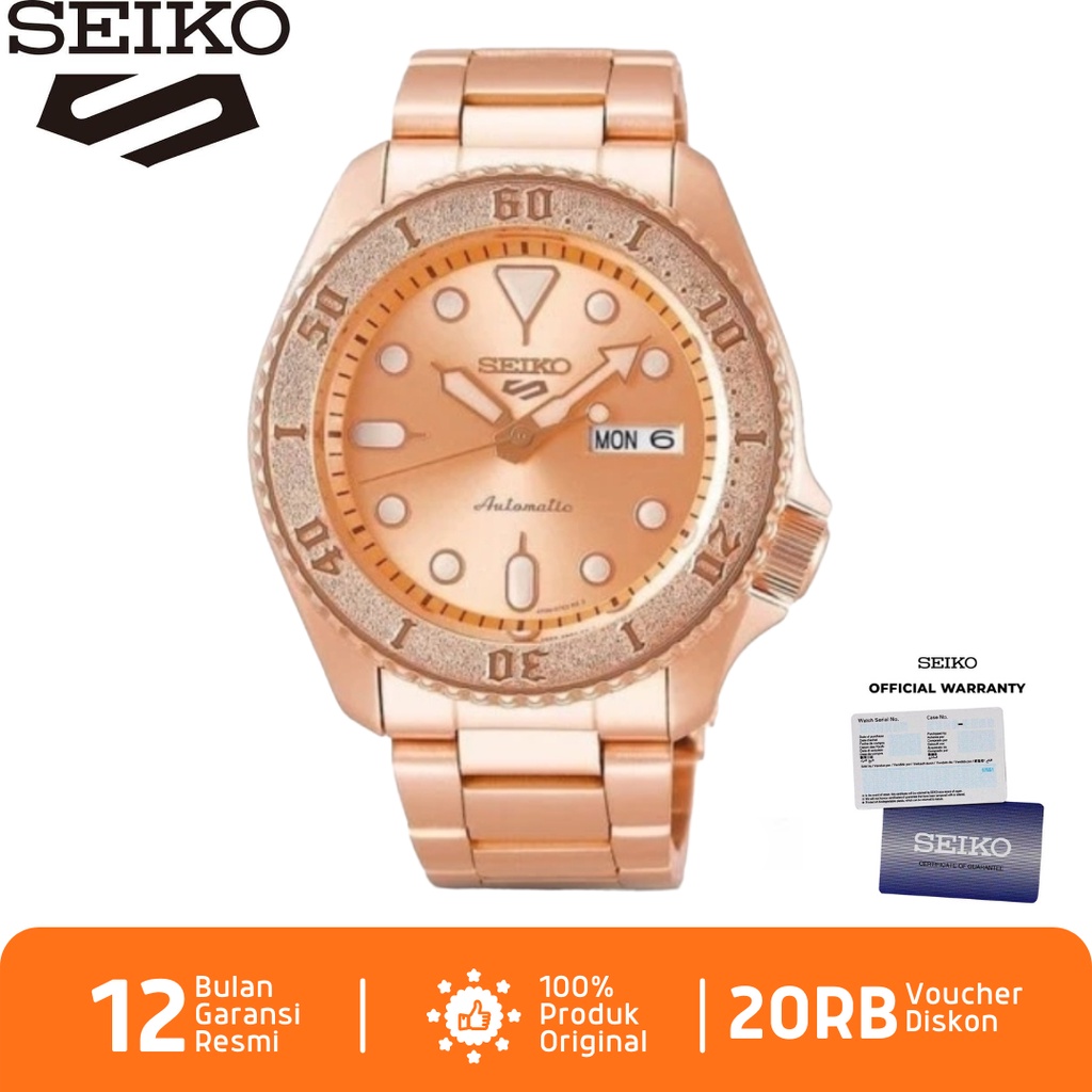 Seiko 5 Sports SRPE72 Jam Tangan Pria Seiko 5 Automatic SRPE72K1 Stainless Steel Strap