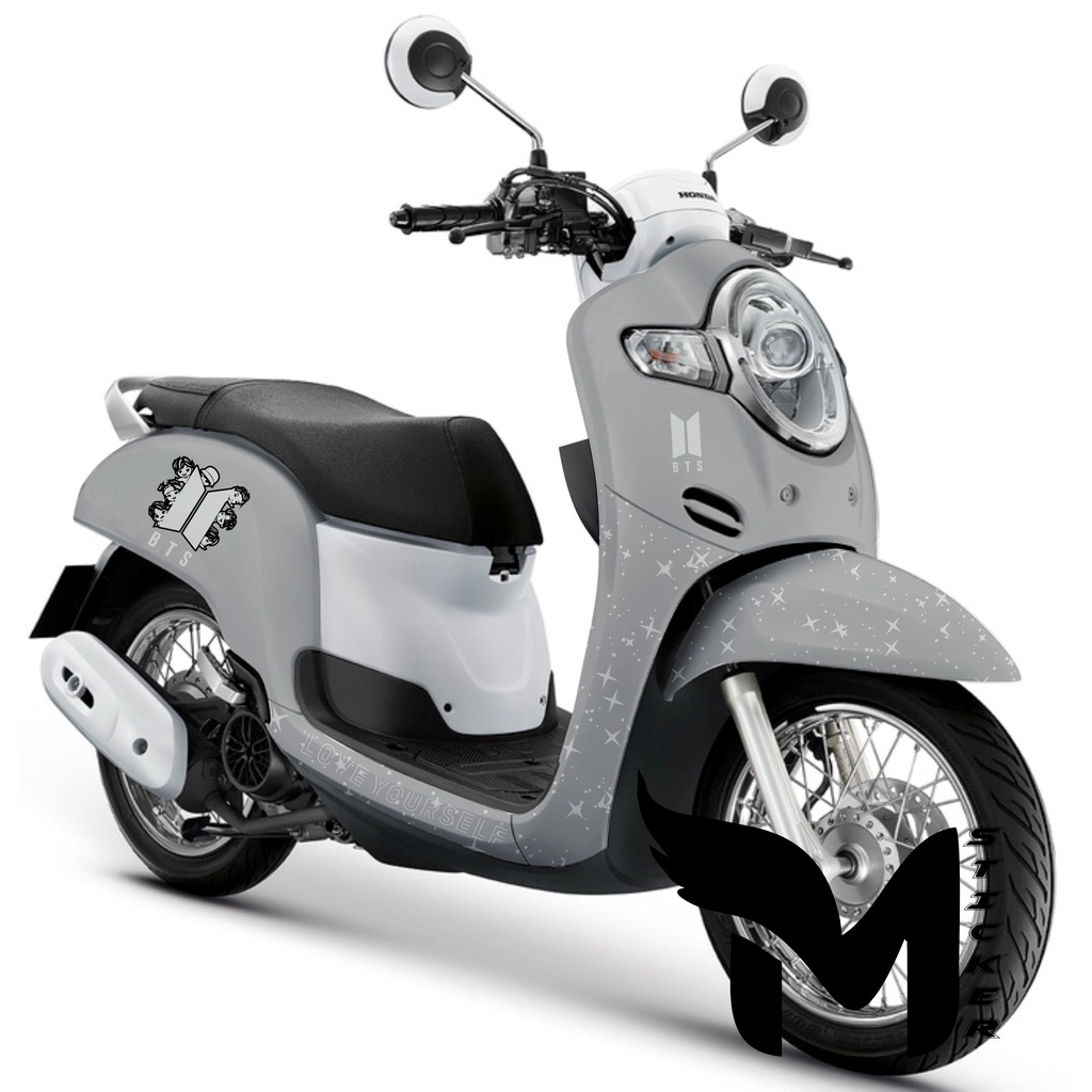 dekal stiker scoopy full body decal sticker scoopy bts semua tipe scoopy bisa