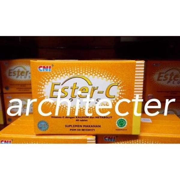 ESTER C PLUS CNI (STRIP) VITAMIN C ISI 40 TABLET ASLI ORIGINAL FGDF6DHG