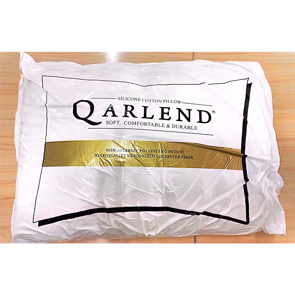 Bantal silicone contton pillow - Qarlend / Bantal Tidur / Bantal Qarlend