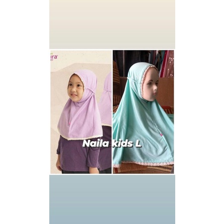 Kerudung Anak Instan Naila L Pasmira Ori