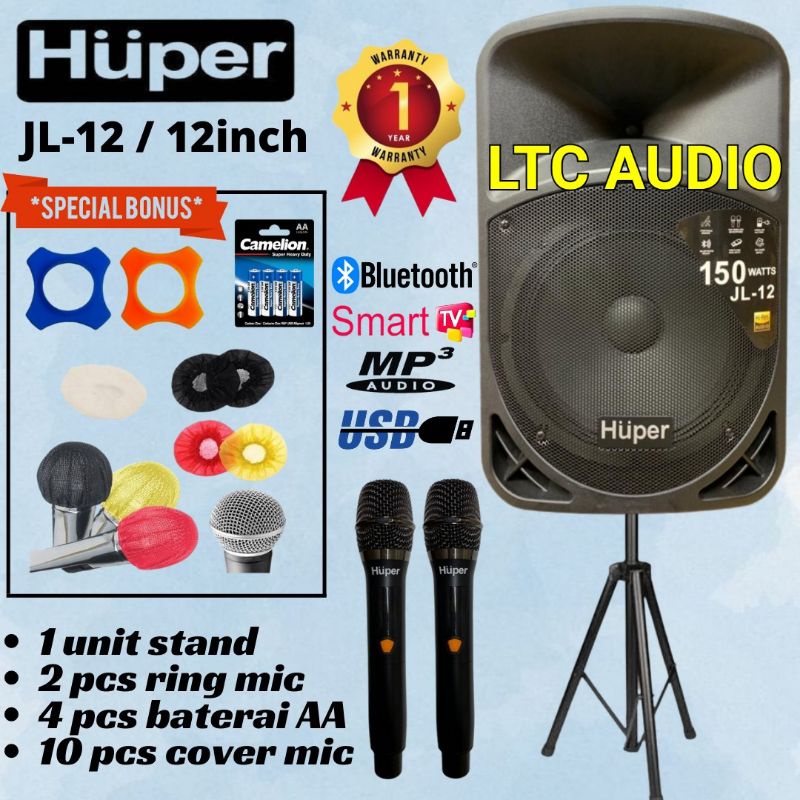 SPEAKER PORTABLE HUPER JL-12 ORIGINAL / HUPER JL 12 / JL 12