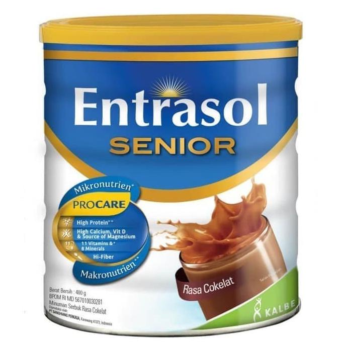 

[ COD ] Susu Dewasa Entrasol Senior Coklat 400gr