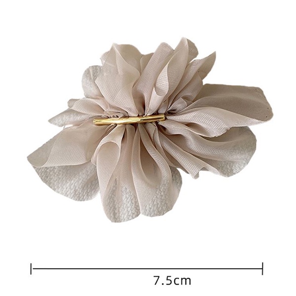 jepit rambut bunga chiffon flower hairpin jje089 (4F1)