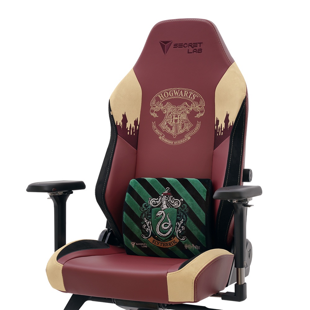 Secretlab Memory Foam Lumbar Pillow—Harry Potter Slytherin Edition