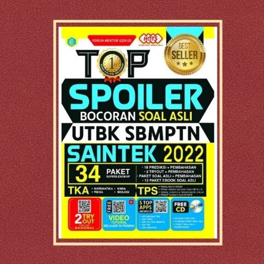 TOP SPOILER BOCORAN SOAL ASLI UTBK SBMPTN SAINTEK 2022