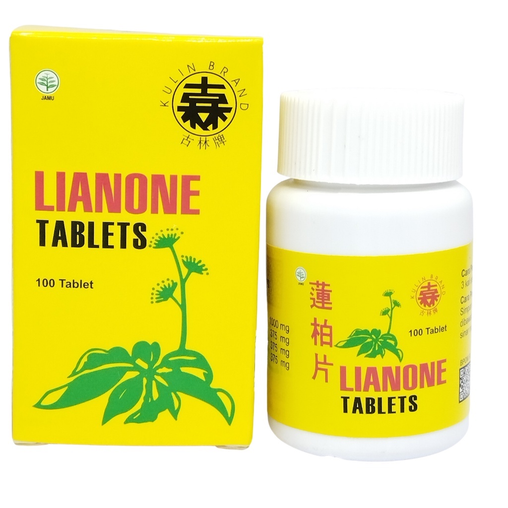 LIANONE TABLETS - LIANBAI obat tumor - kanker - kelenjar herbal