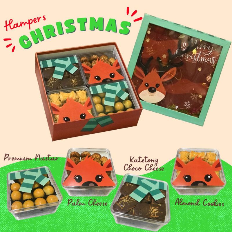 

hampers Christmas unik 3D box