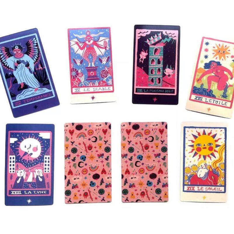 Rainbow Tarot 12x7cm include guide paper