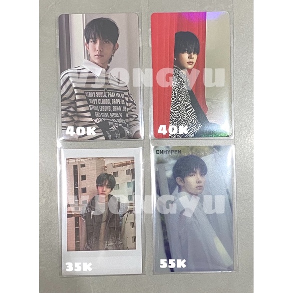 PC ENHYPEN HEESEUNG HYPE KONSEP, SCYLLA HOLO, NO POLA, HAKANAI POB UMS JP