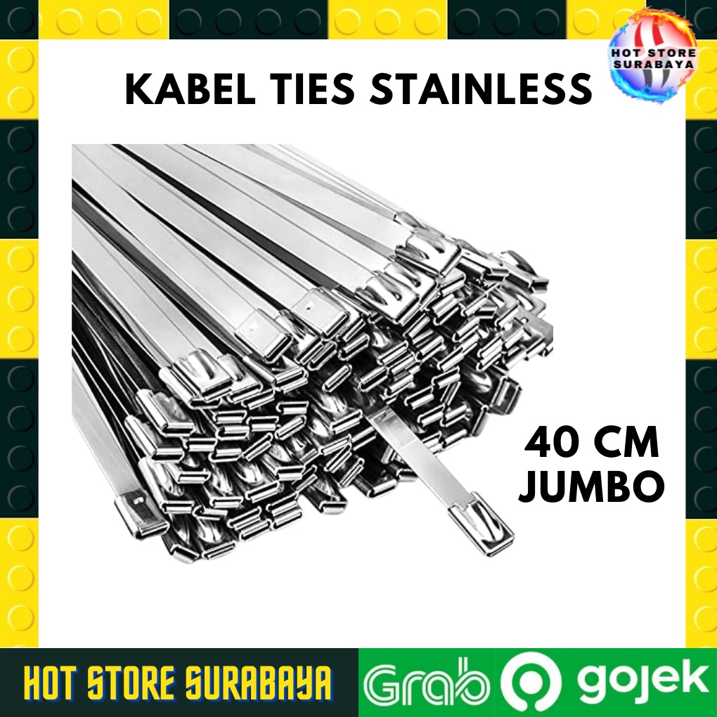 KABEL TIES STAINLESS STEEL CABLE TIES BESI SS TSS 7.9CM X 400MM