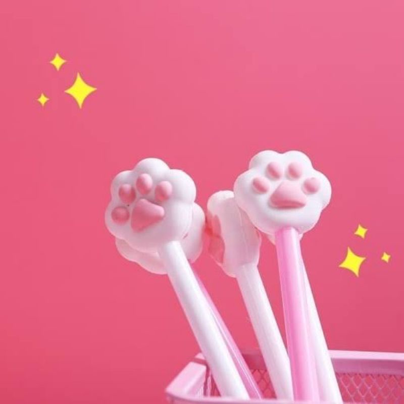 

♥️ Pulpen / Bolpen / Bolpoin Karakter Big Paw / Kaki Kucing Lucu Imut ♥️