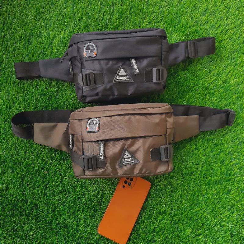 Tas Selempang Waistbag Kotak Kaneen Kekinian Bisa COD