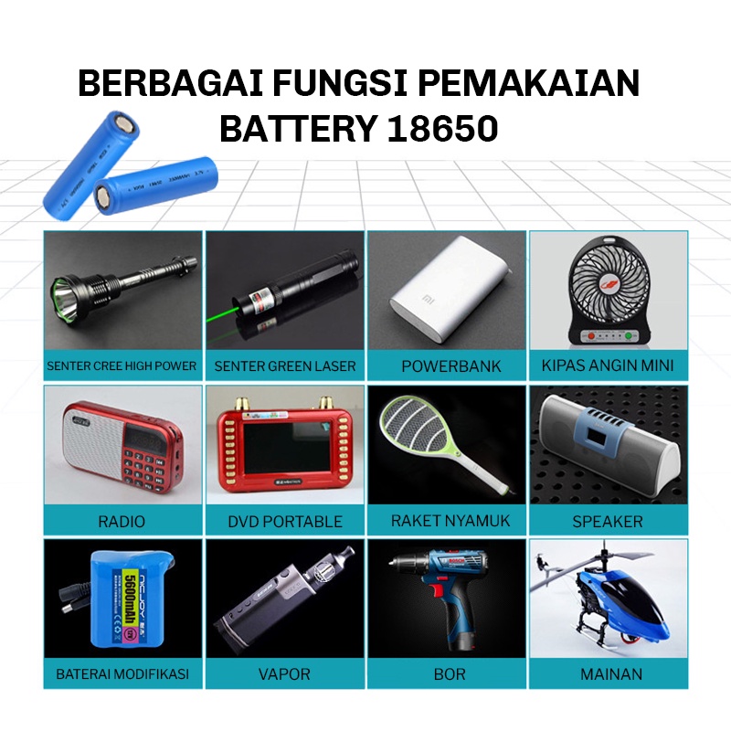 Baru Asli 18650 baterai Litium 2200mAh Baterai isi ulang /charger ulang Battery