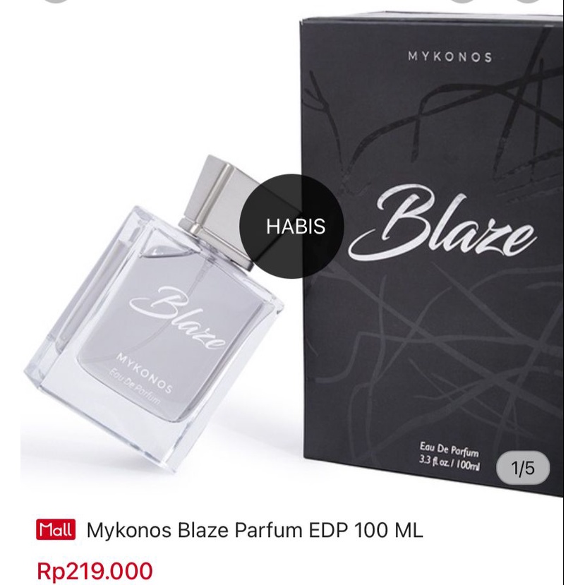 Parfum Blaze MYKONOS (tanpa box)