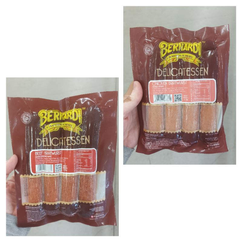

BERNARDI Sosis Bratwurst delicatessen 310gr