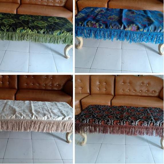Keren abis--Taplak Meja Ruang Tamu Bahan Jok jumbo loncer